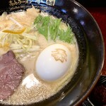 Hidagyuukotsutakayamaramemmatsuri - 飛騨牛ラーメン白湯味＋辛味噌玉