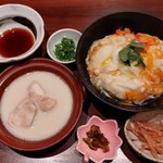 Genkai Shokudou - 小鍋親子丼セット（税込み2,400円）