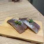 Taishuu Sushi Sakaba Sushimadume - アジ274円