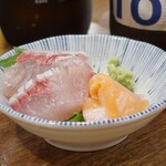 大衆飲み処　徳田酒店 - セットのお造り