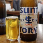 大衆飲み処　徳田酒店 - セットの瓶ビール