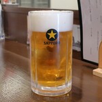 ビール長屋 貫太郎 - ヱビス樽生メガジョッキ