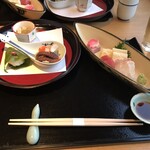 京懐石とゆば料理 松山閣 - ゆばのお刺身。