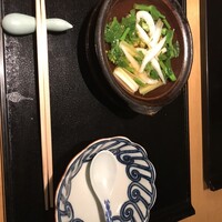 京懐石とゆば料理 松山閣 JR京都伊勢丹店 - 白魚と菜の花のお鍋、しっかりとしたお出汁。美味しかった〜。