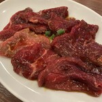 焼肉 山河 - 山河ロース(タレ)