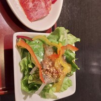 焼肉 しんうち 神楽坂 - サラダ