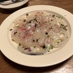 241673147 - 季節の魚のカルパッチョ×れんこん三兄弟