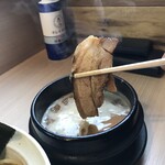 つけ麺 うまづら - 柔らかくて美味しいチャーシュー。