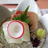 紀尾井 なだ万 - お造り 鯛と勘八