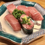 Morimori Sushi - マグロ５点盛り