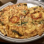 焼肉・韓国料理 牛べえ - 海鮮チヂミ@¥1980