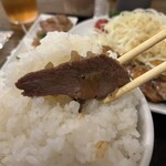 わ楽 - つけ合わせ　オンザライス  