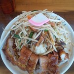 極濃湯麺 フタツメ - 排骨タンメン￥1000(野菜増し)￥150