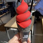 ジェイビー エスプレッソ モリヒコ サイクルロード - ミックスソフトクリーム（イチゴとチョコ味）