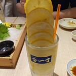 Sashimi To Sushi Uo Ya Icchou - めちゃ冷たいフリージングレモンサワー！