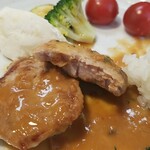 キッチン ブルー グローブ - こちらは気持ち薄いかな？