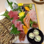 Sashimi To Sushi Uo Ya Icchou - 本日のトロ箱盛り(^-^)