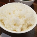 キッチン ブルー グローブ - ご飯大盛りのアップ