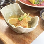 瓢箪の花 - 筍の土佐煮