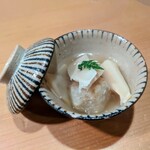 浅草じゅうろく - 筍と里芋の餡掛け?