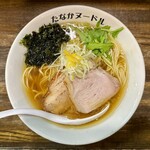 たなか青空笑店 - 【限定】カマス煮干しと昆布出汁の醤油らーめん(950円)