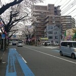 キッチン ブルー グローブ - この先が東村山駅