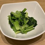 鼎泰豊 - 季節の青菜炒めニンニク風味