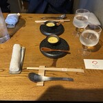 海老丸らーめん - 前菜　ヴィシソワーズ