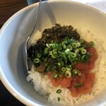 自家製麺 一乃瀬 - ランチセットご飯