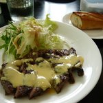 ビストロ キフキフ - 牛肩ロースのグリルステーキ