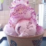 鶴亀堂ぜんざい - 紅芋黒糖ぜんざい