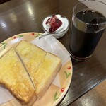 ばれん - トーストセットです。（2024年4月）