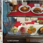 白熊菓琲 - 2階メニュー見本,天文館むじゃき本店(鹿児島市)氷白熊(白熊アイス)TMGP撮影