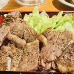 DININGあじと - 黒毛和牛炭焼き炙りサーロイン肉重♡