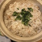 Kounosuke - お花見ランチ（4月限定）桜海老の土鍋ご飯