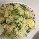 Gyouza Ri- - 海老レタスチャーハン。あ、海老は食べてしまいました。