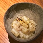 トムクリオーザ - ホワイトアスパラ　薪火焼き　リゾット