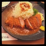 どんQ - 黒ヒレカツ定食 1530円