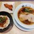 ラーメン 霽レ空 - 料理写真:近江牛スジごはん、鶏の唐揚げ、中華そば