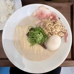 むかん 初台 -  鯛塩ラーメン 静岡県産・味玉TP