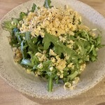 Liben - クレソンと菊菜のサラダ