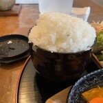 Tedukuri Hambagu No Mise - 大盛りご飯