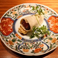 銀座 まる市 - 黒毛和牛ヒレのバリバリ焼き　
                      クレープ包み