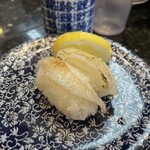 廻鮮寿司処 タフ - 炙りエンガワ