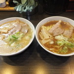 ラーメン ふくや - 醤油　５００円　と　塩　５００円　【　２０１４年２月　】