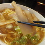 ラーメン ふくや - 醤油　５００円のメンマ　【　２０１４年２月　】