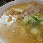 ラーメン ふくや - 塩　５００円の「スープ　【　２０１４年２月　】