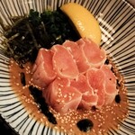 かしわビストロバンバン - 地鶏のごまだれ680円