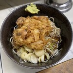 大和屋 - いかげそ天そば（冷やし）500円