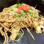 Okonomiyaki Tonchinkan - 「焼そば　イカ」（858円）+「貝」（131円）